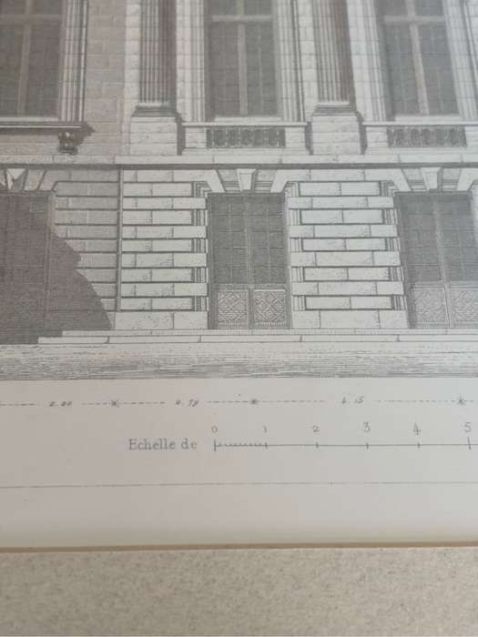 Museum Architectural Art Print Palais du Pitit Trianon by E Obermayer