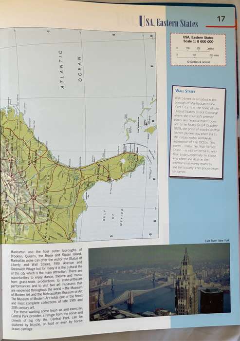 Travellers Atlas of the World by Geddes & Grosset 35cm x 26cm