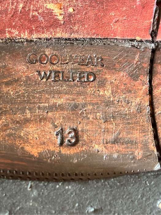 Elegant Goodyear Welted Brown Suade Mens Size 13 Shoes