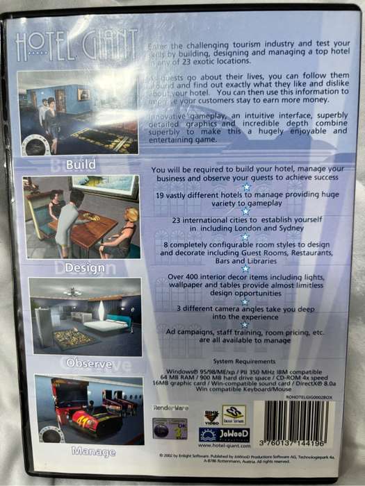 PC DVD and CD Games Combo Zoo Tycoon , Simulator Collection , Hotel Giant