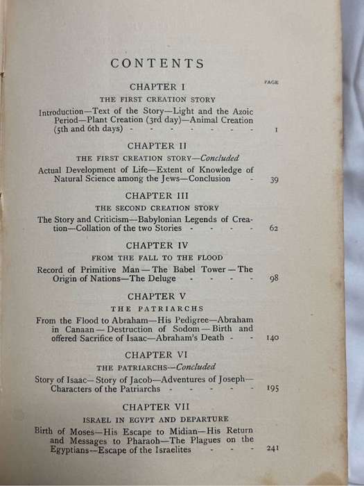 Genesis and Exodus as History A Critical Enquiry 1906 by James Thomas