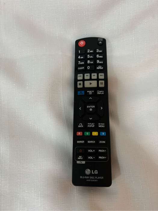 LG Blu-Ray Remote Control AKB73295901