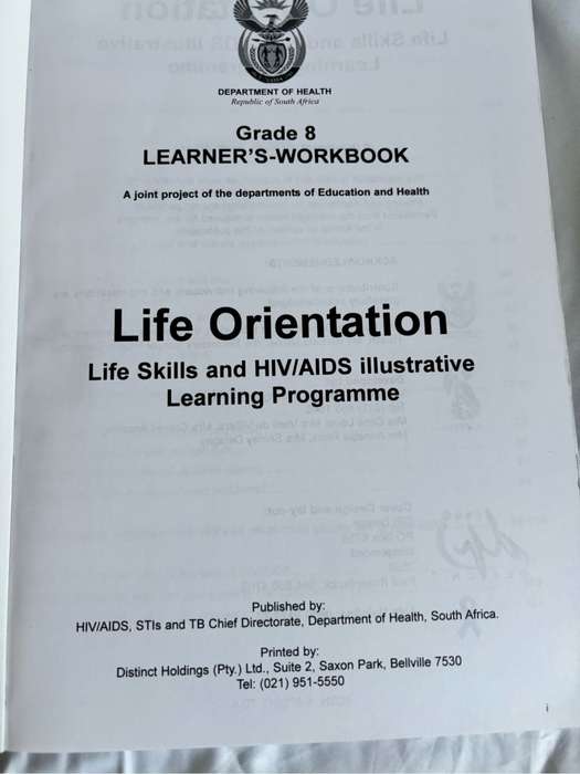 Grade 8 Life Orientation Life Skills and HIV/AIDS
