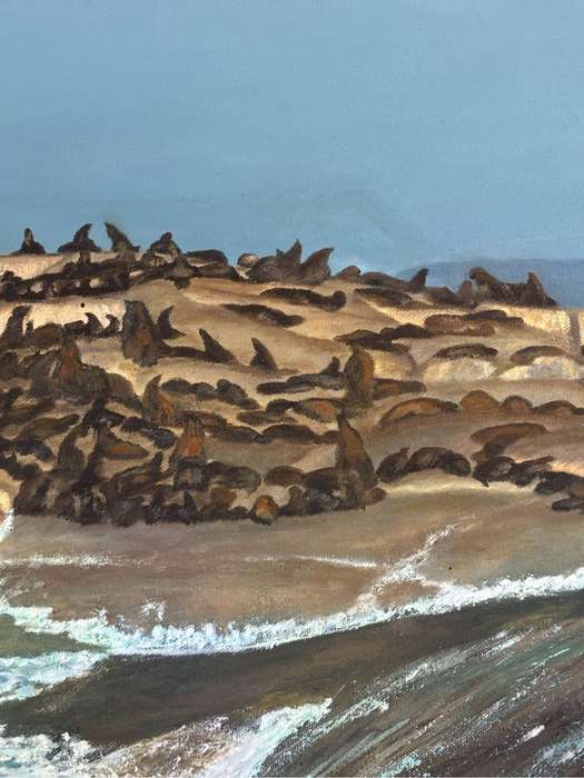 Oil Painting signed by Solveig