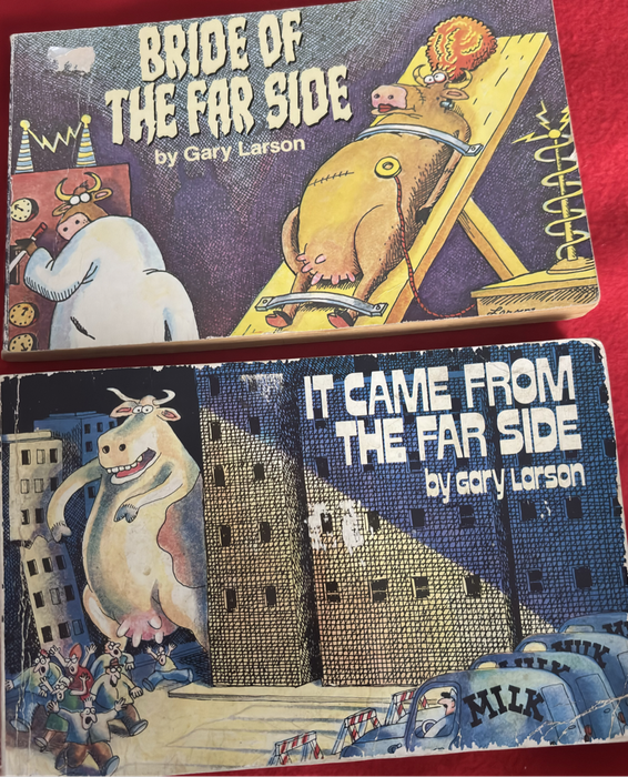 Old Comics Bride of the Far Side& It came from the Far Side Rare Collection