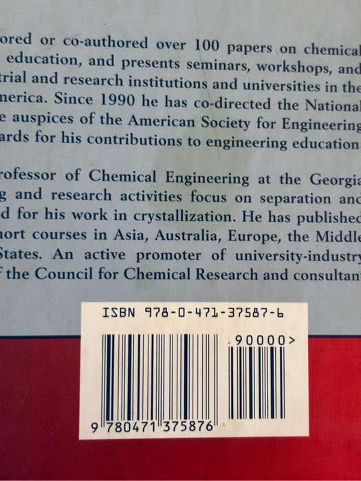 Elementary Principles of  Chemical Process 3rd Edition Richard M Felder no cd