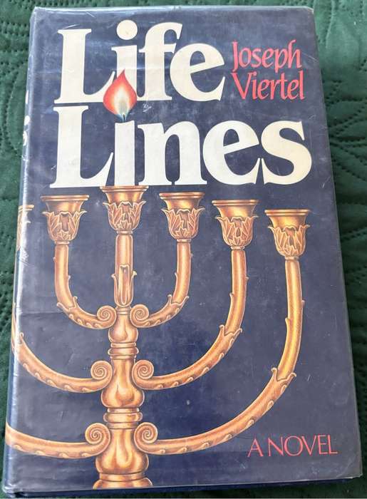 Life Lines by Joseph Viertel 1st Edition 1982 Hardcover Collectable