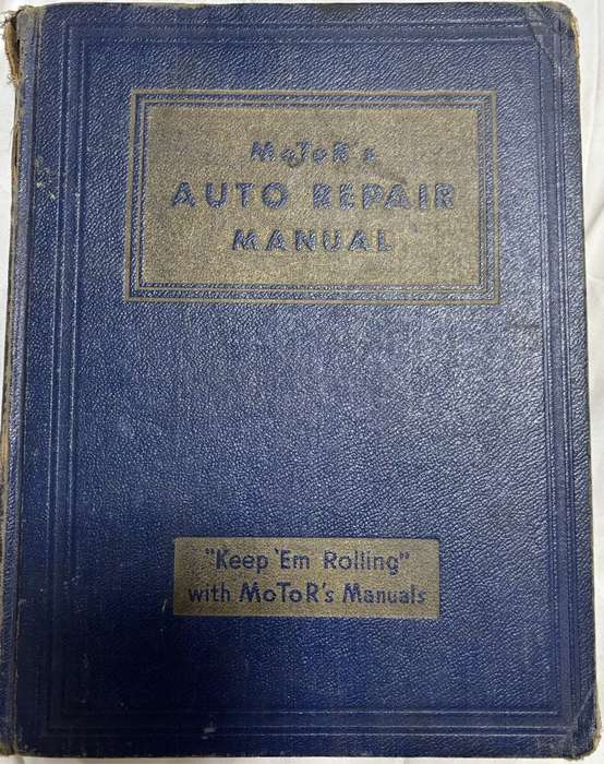 Motors Auto Repair Manual 1935-1948 Rare Collectable car