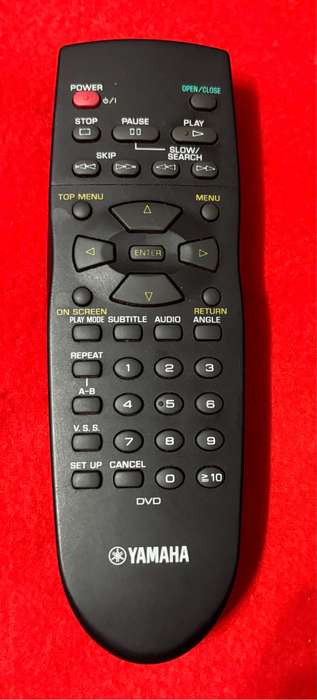 Yamaha DVD Remote S796, NTR1122-72OEM, AAX15220