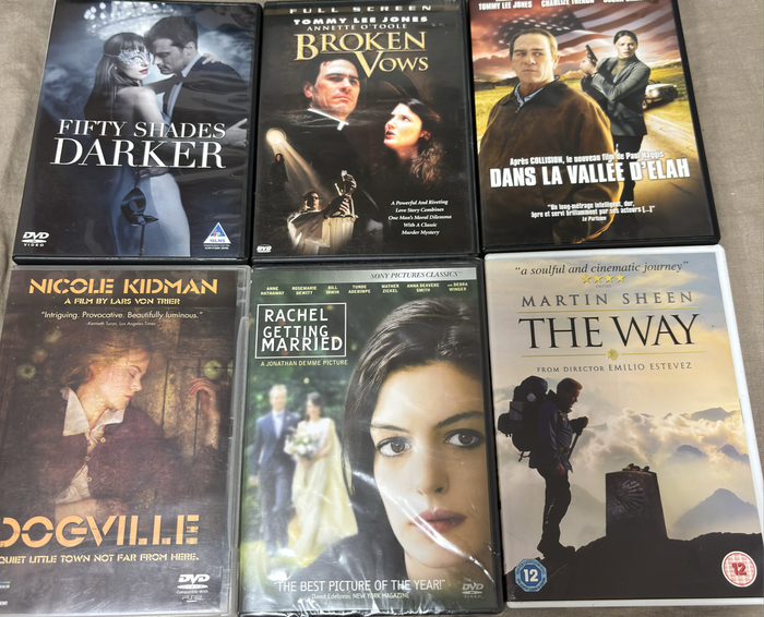 6 DVD Lot Dogville, Rachel getting Married sealed, Broken vows plus 3