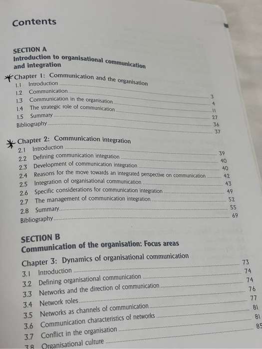Integrated Organisational Communication Rachel Baker George Angelopulo