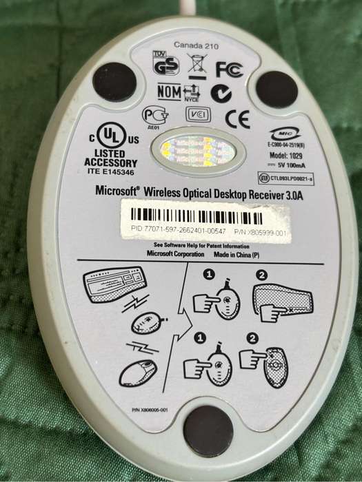 Microsoft Wireless Optical Desktop Receiver 3.0A