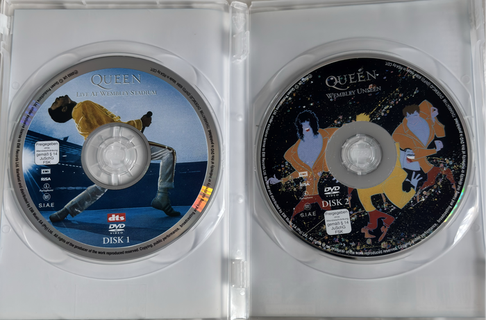 Music DVD Queen Live at Wembley Stadium 2 DVD set