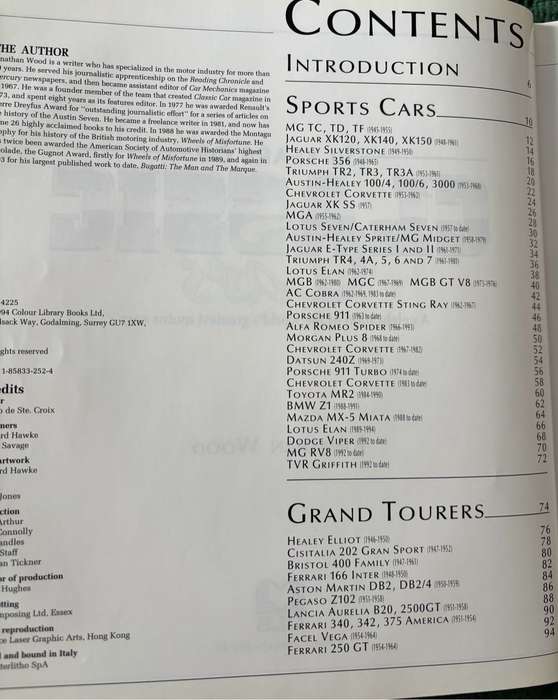 50 Years of Classic Cars Jonathan Wood