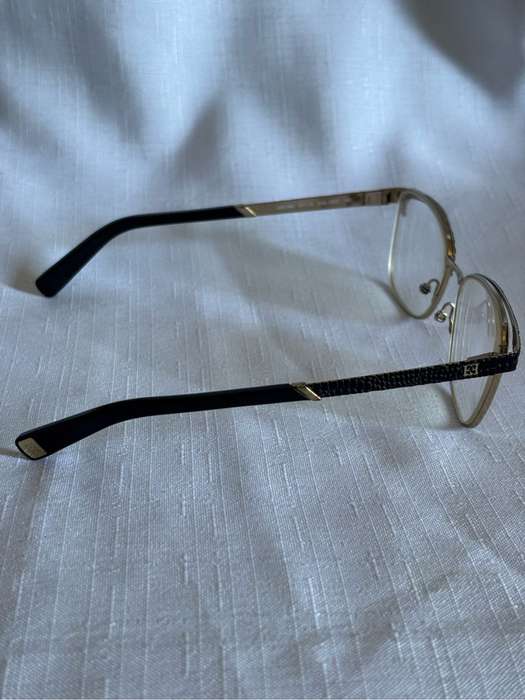 Escada Eyewear Frame Gold Metal and Black