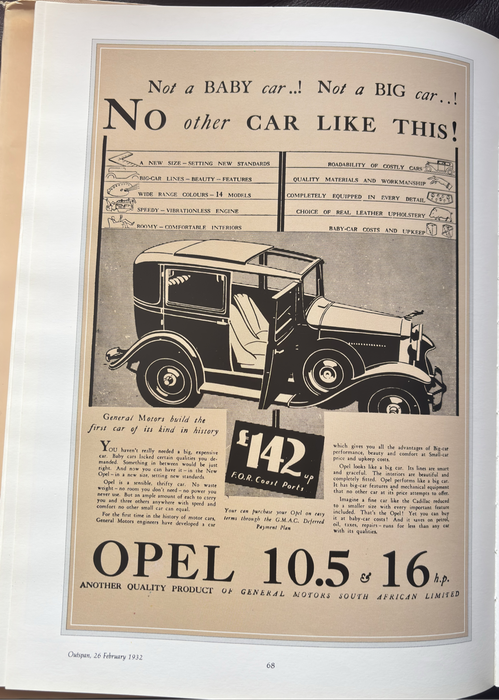 A Pictorial History of Advertising in South Africa 35cm x 26cm Collectable