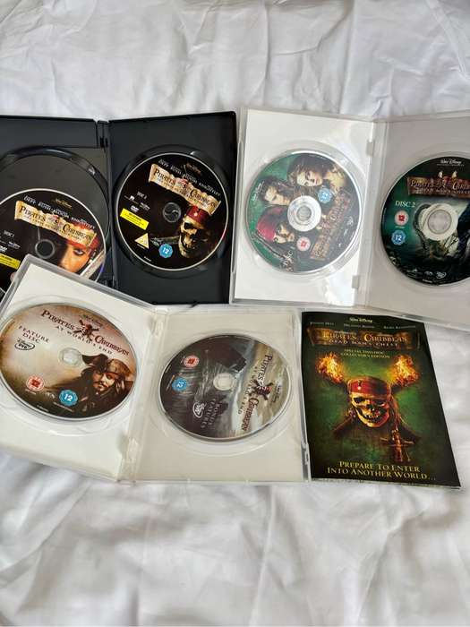 Pirates of the Caribbean All Three Special Edition 2 Disc Versions DVD