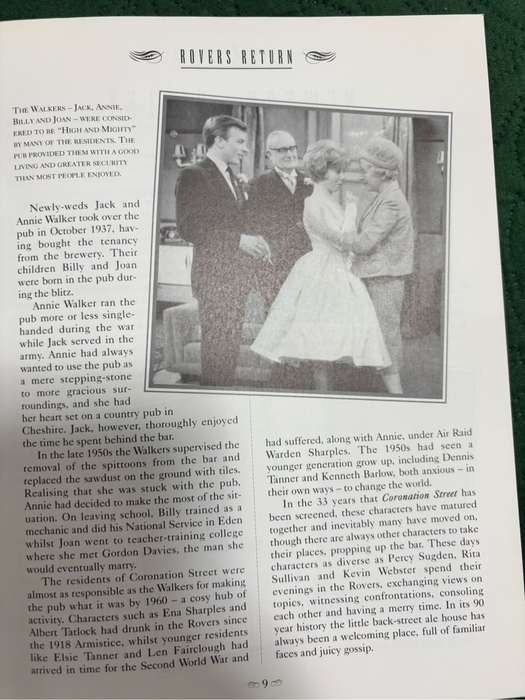Life and Times at the Rovers Return Coronation Street foreword Julie Goodyear Signed