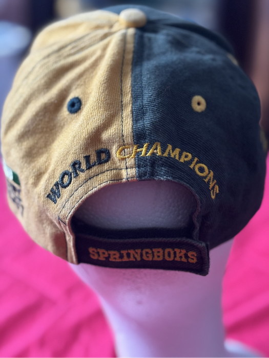 Springbok Cap Embroidery World Champions 1995 2007 SA Rugby Original