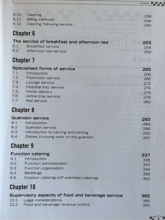 Food and Beverage Service 6th Edition Dennis Lillicrap, John Cousins