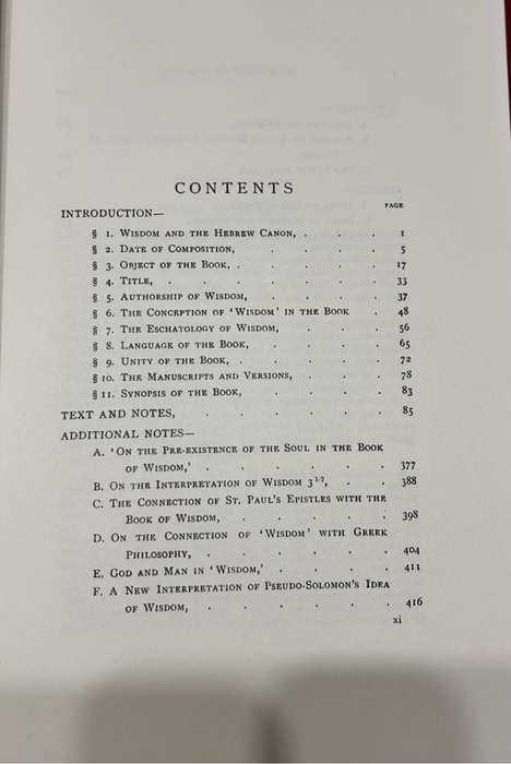 The Book of Wisdom: With Introduction And Notes by A T S Goodrick