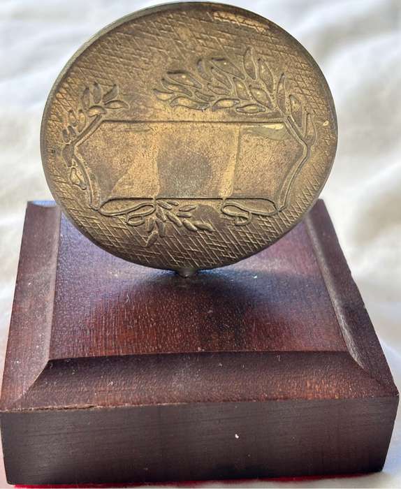 Medal Metal 1996 South Africa New Zealand NICA on solid wood
