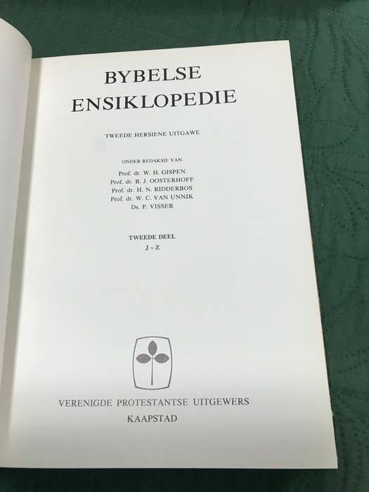 Bybelse Ensiklopedie 2de deel J-Z Prof dr W H Gispen