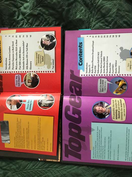 2x TOP GEAR CAR SERIES The Best Bits - BOOKS