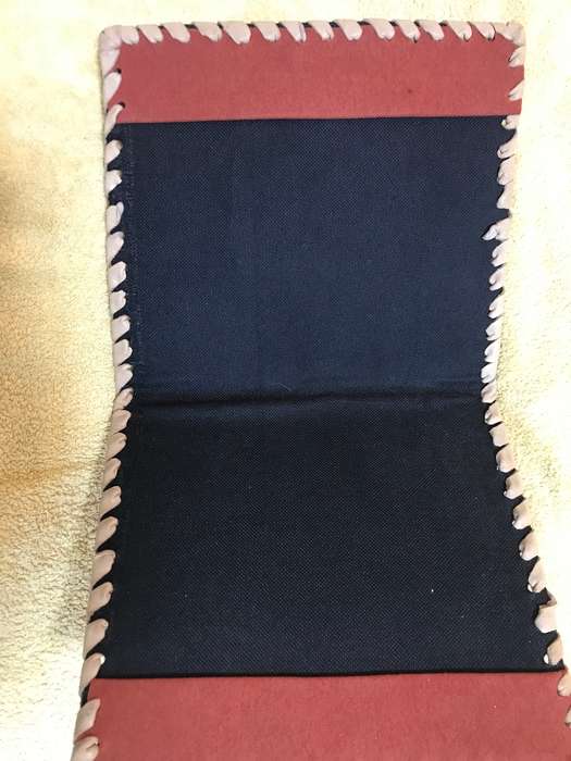 Book cover handmade orange with rhino front cover