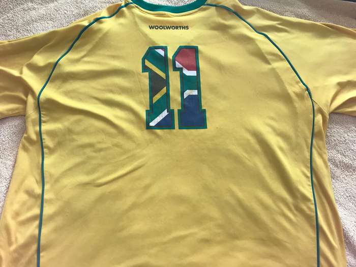 South-Africa tee-shirt size 2XL Woolworth nr 11 at back