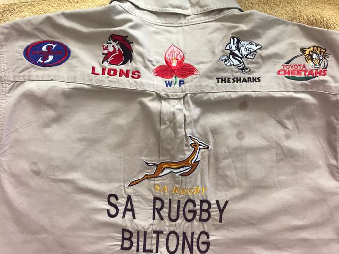 South-Africa Rugby Biltong shirt XL