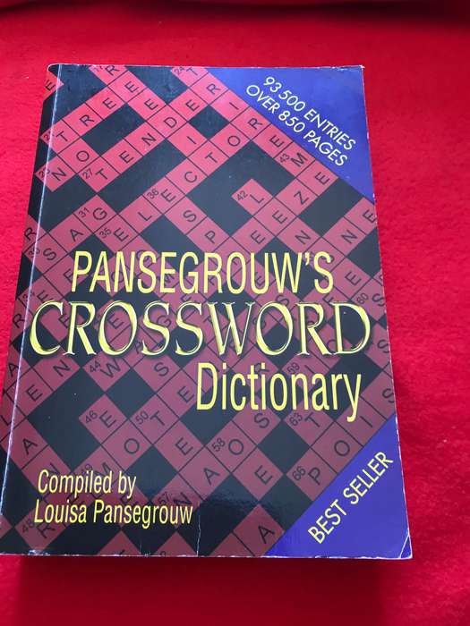 Pansegrouw's Crossword Dictionary Book by L.L. Pansegrouw
