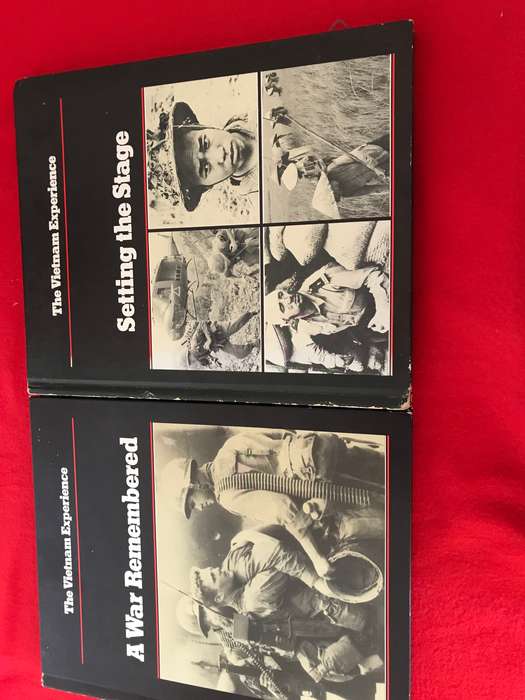 A War Remembered (Vietnam Experience) and Vintage "The Vietnam Experience" HC "Setting the Stage"