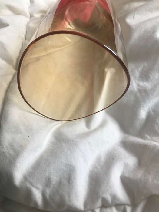 Elegant Yellow curved Glasses x4