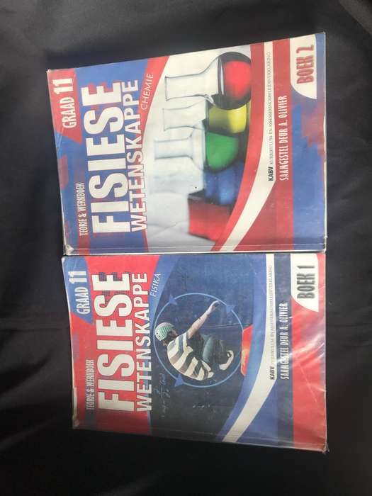 Graad 11 : Fisiese Wetenskappe Boek 1 en Boek 2 Teorie en werkboek