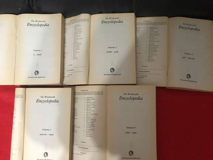 The Wordsworth Encyclopedia (5 volume) 1995