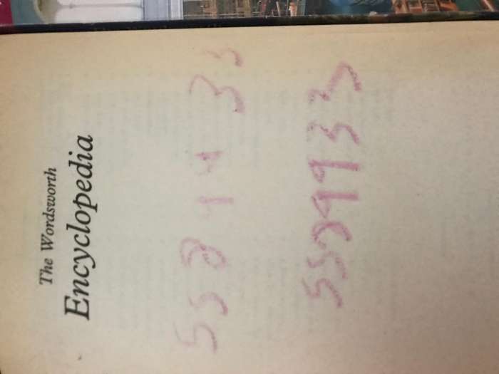 The Wordsworth Encyclopedia (5 volume) 1995