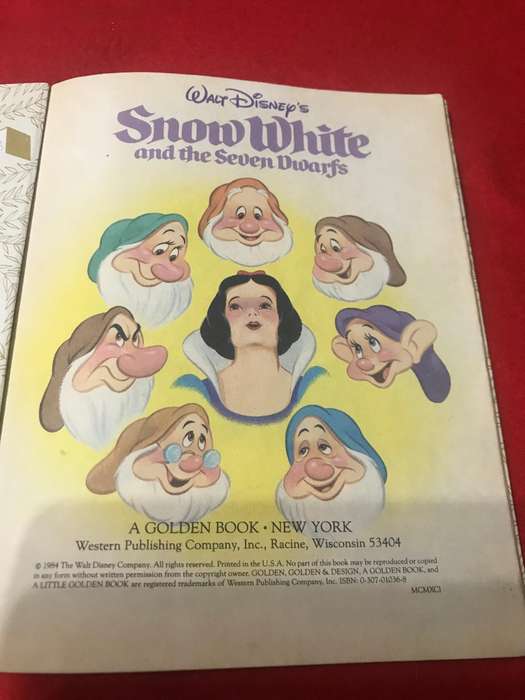 Walt Disney a Little Golden Book x 4