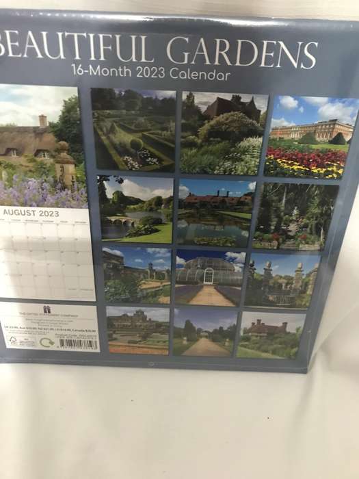 Beautiful Gardens 2023 Calendar Sealed new