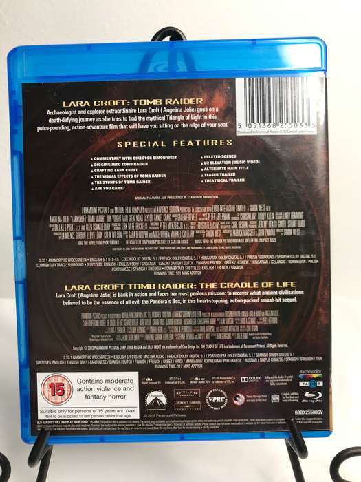 Blu-ray Lara Croft Tomb Raider 2-Movie Collection