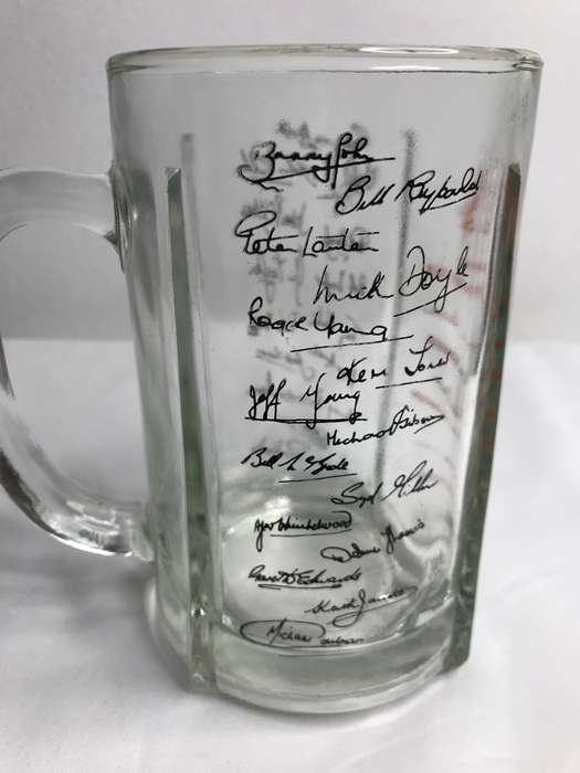 Rugby BRitish and Irish LIons Tour 1968 Team signed Mug Rare