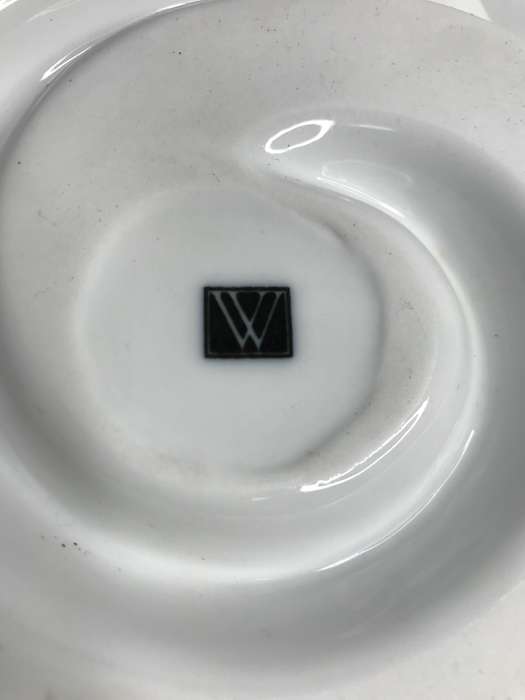 Serving Dish Swirl Spiral White Porcelain Appetizer Dip Woolworths brand