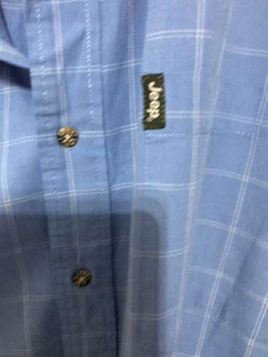 3 XL Jeep light blue shirt short sleeve