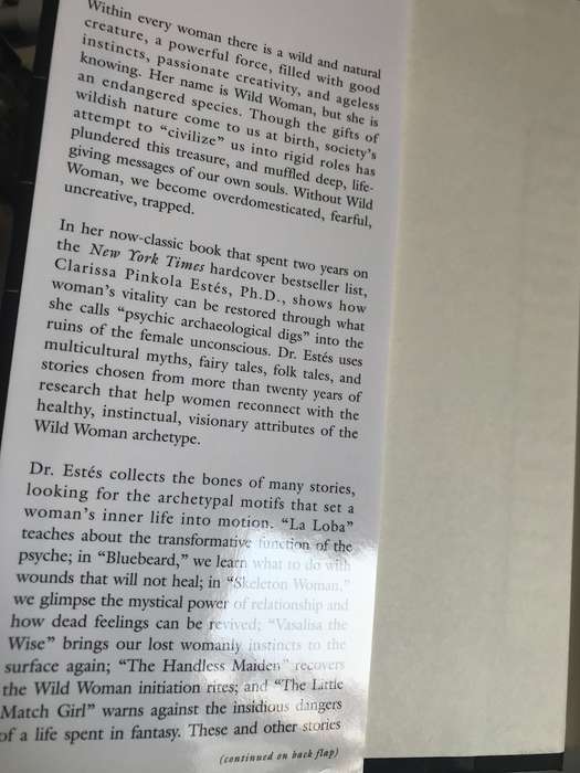 Women Who Run With Wolves Clarissa Pinkola Estes, Ph.D.  hardcover