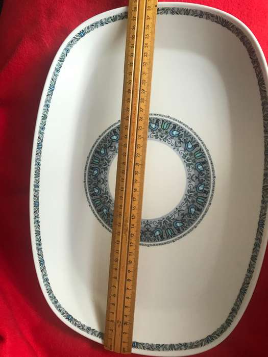 Vintage Noritake China Felicity 9028 Platter Japan 39cm long 1969-1976