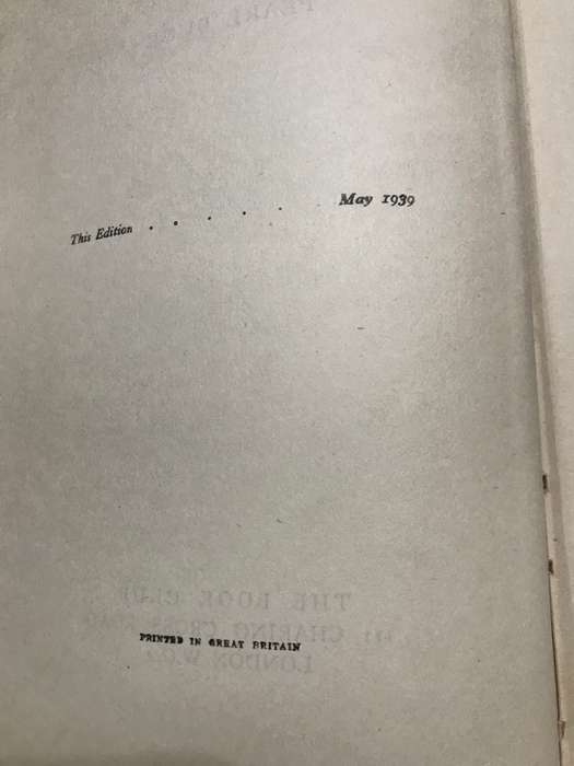 The proud heart 1939  Pearl Buck 397 pages