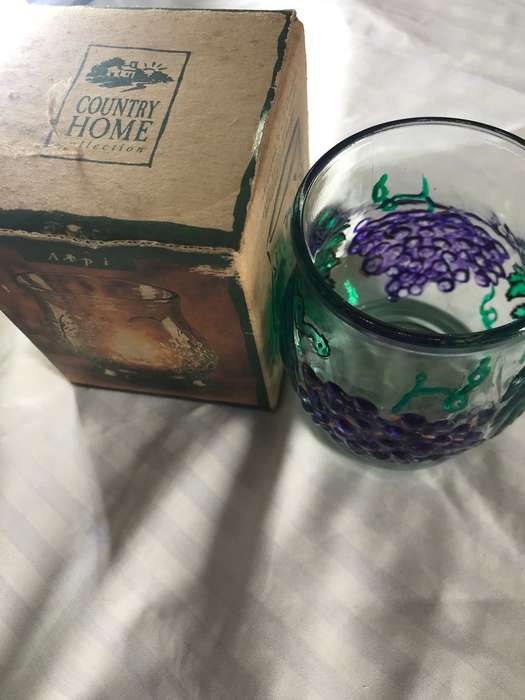 Candle Holder made in Italy inside box Nice gift for Christmas