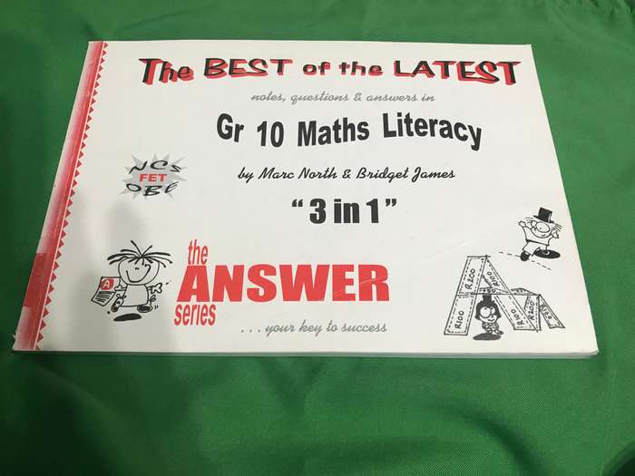 Grade 10 Maths Literacy 3 in 1 the Answer series