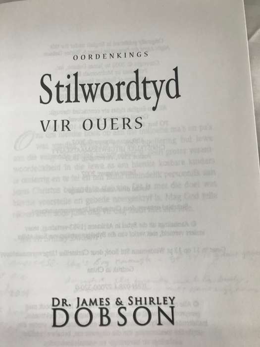 Stilwordtyd vir Ouers Dr James and Shirley DOBSON