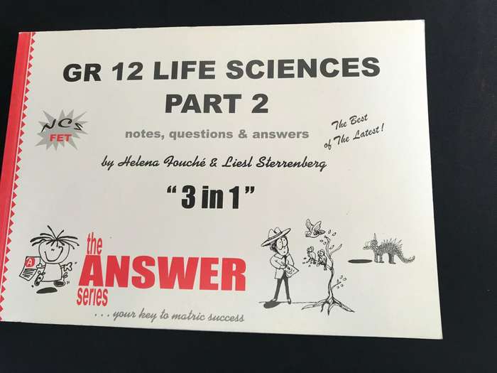 Grade 12 Life Sciences Part 2   3-1 notes, questions and answers-the Answer series